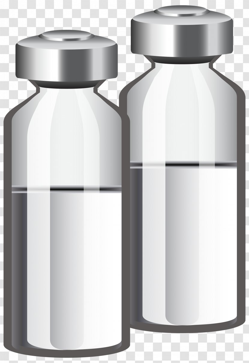 Bottle Ampoule Pharmaceutical Drug Cartoon Clip Art - Vial - Medicines Transparent PNG