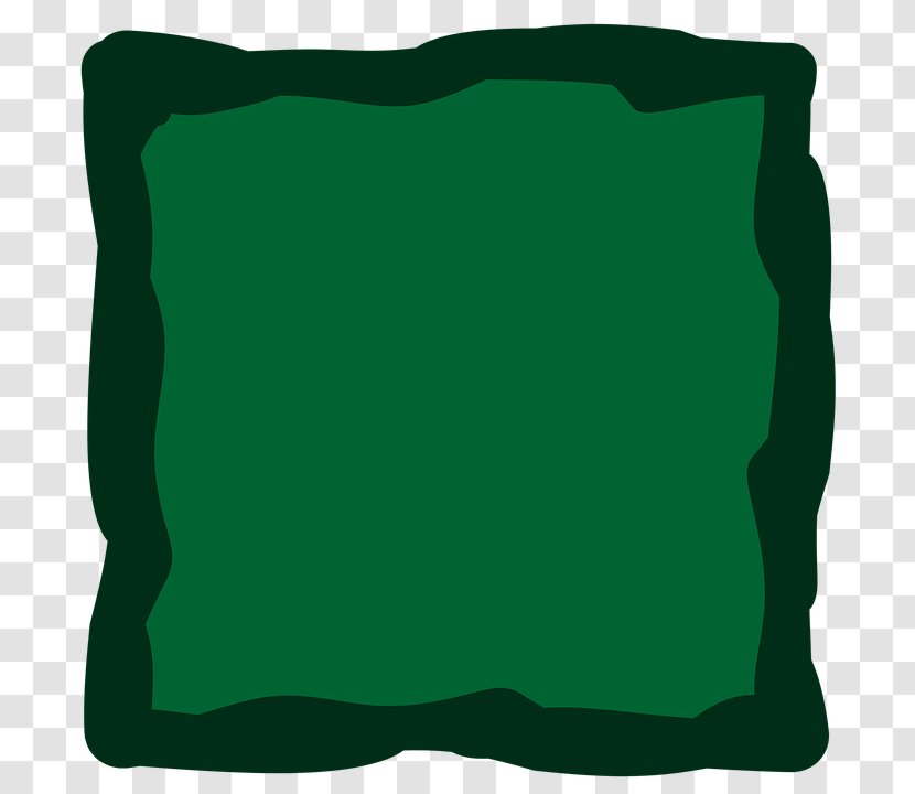 Green Rectangle Font - Border Square Transparent PNG