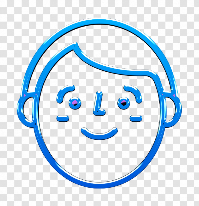 Happy People Icon Emoji Icon Man Icon Transparent PNG