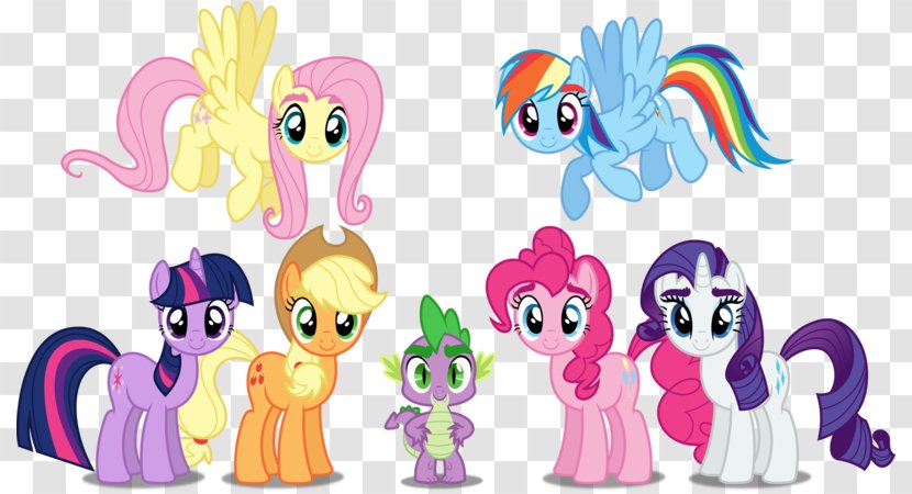 Twilight Sparkle Pony Spike Rarity Rainbow Dash - Mammal - My Little Transparent PNG