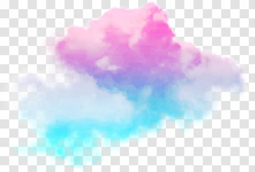 Light Sticker Color Cloud Sky - Cartoon Transparent PNG