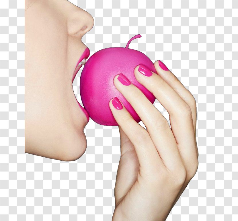 Nail Lipstick - Eating Apple Transparent PNG