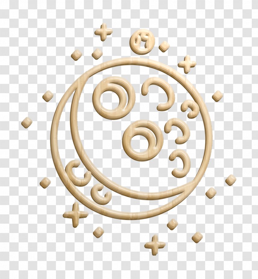 Earth Icon Moon Planet - Symbol Beige Transparent PNG