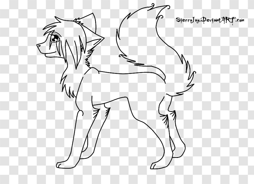 Cat Dog Breed Line Art Drawing - Silhouette Transparent PNG
