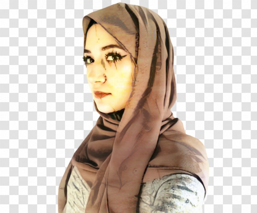 Headscarf Neck Hijab Bahan - Jaw - Fashion Accessory Transparent PNG