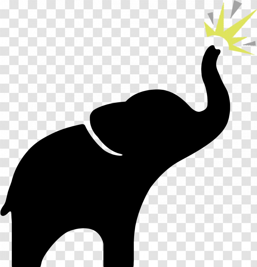 Asian Elephant Room Decal Clip Art - Mammoth Transparent PNG