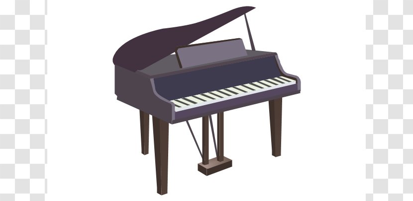 Grand Piano Key Clip Art - Digital - Cliparts Transparent PNG