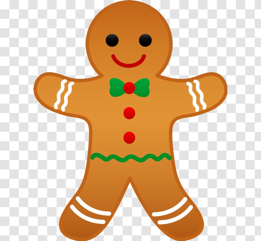 The Gingerbread Man Christmas Clip Art - Sticker Transparent PNG