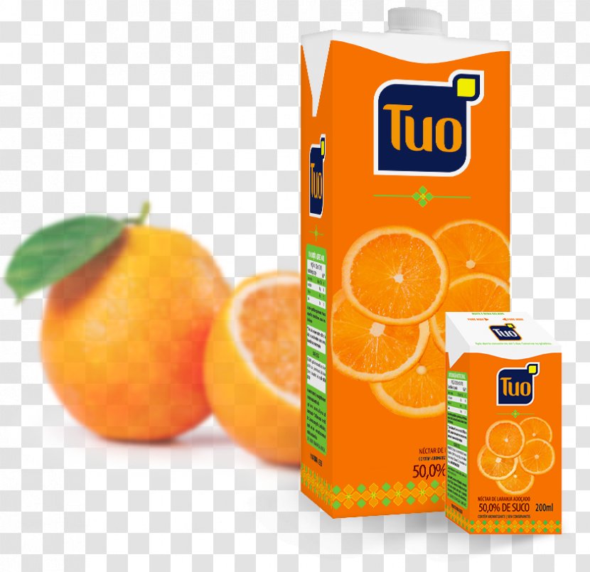 Clementine Orange Juice Soft Drink - Vegetarian Food Transparent PNG