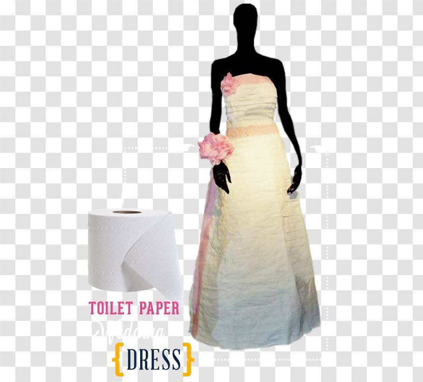 Cocktail Dress Costume Design Formal Wear Gown - Toilet Paper Transparent PNG