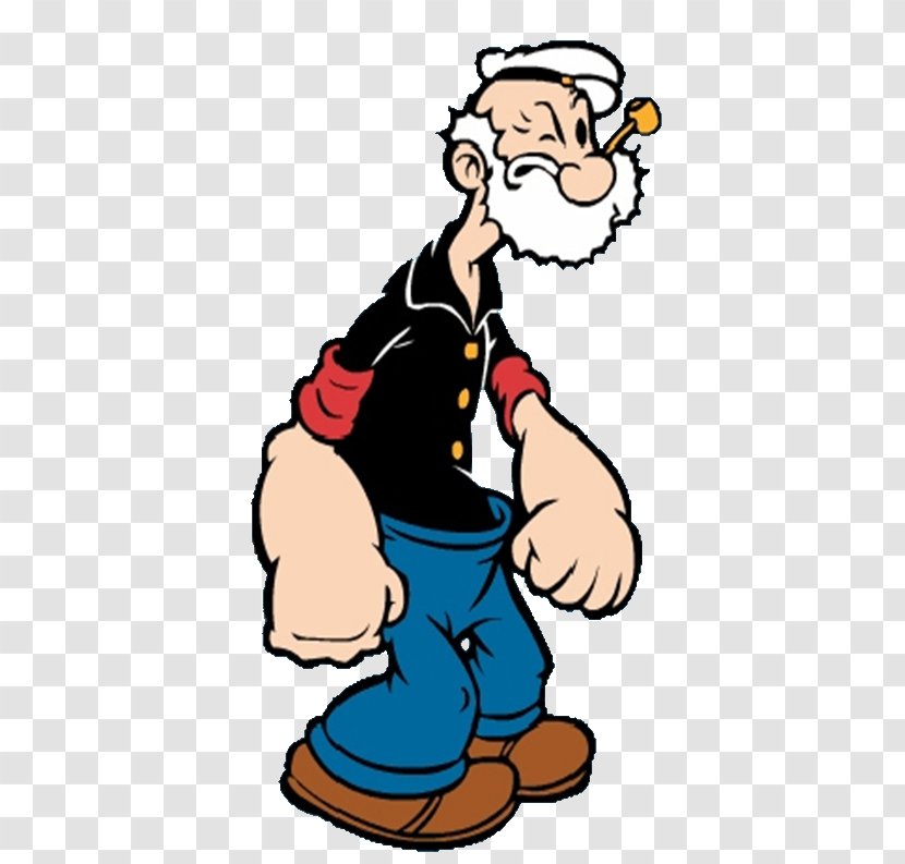 Poopdeck Pappy Popeye Bluto Olive Oyl Castor - Fictional Character - Azul Popeyes Transparent PNG