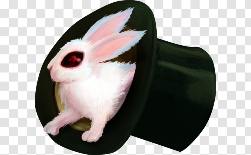 White Rabbit European Hat - Magician Small Transparent PNG