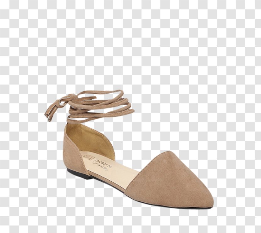 Shoe Ballet Flat Sandal Clothing Fashion - Shoelaces Transparent PNG