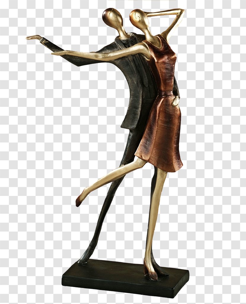 Bronze Sculpture Figurine Drift Of Butterflies Classical - Figurines Graphic Transparent PNG