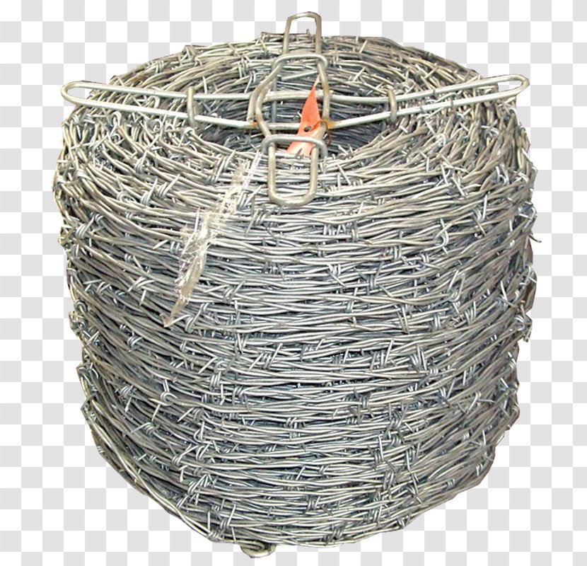 Barbed Wire Electric Fence Livestock - Electrical Cable - Barbwire Transparent PNG