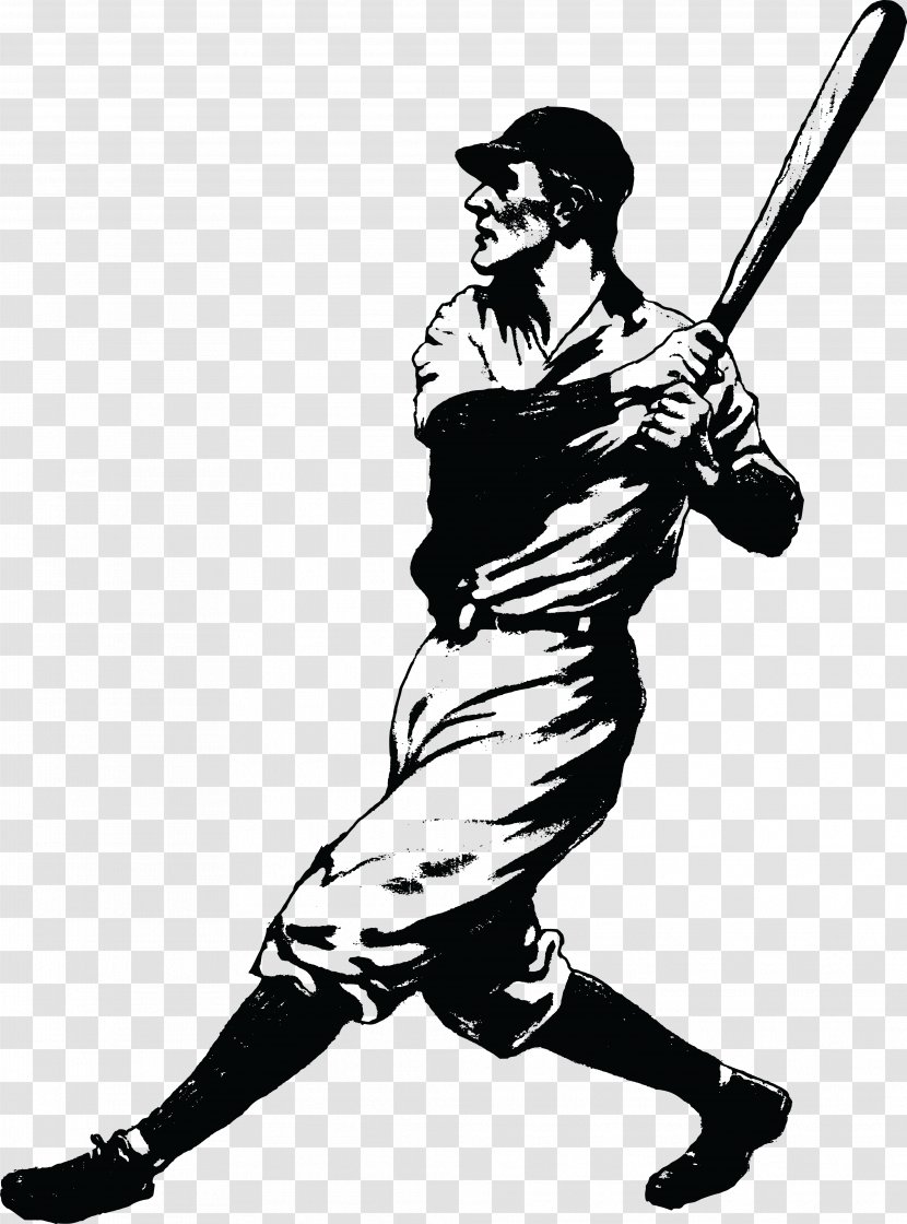 Baseball Bats Sport Batting Clip Art - Silhouette Transparent PNG