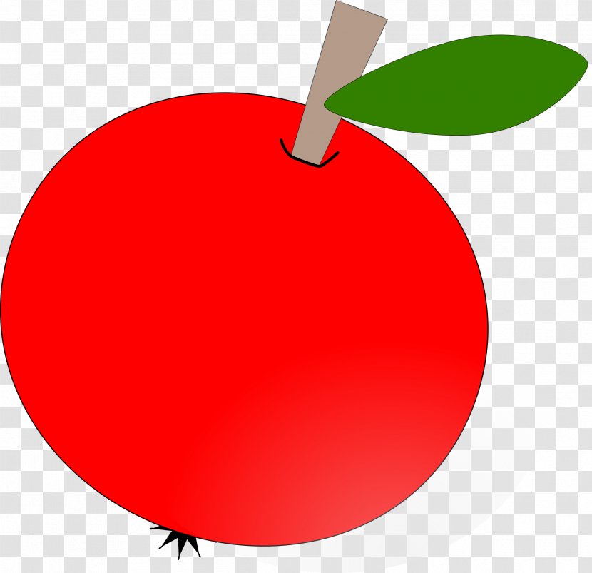 Clip Art Vector Graphics Apple Fruit Cartoon Transparent PNG