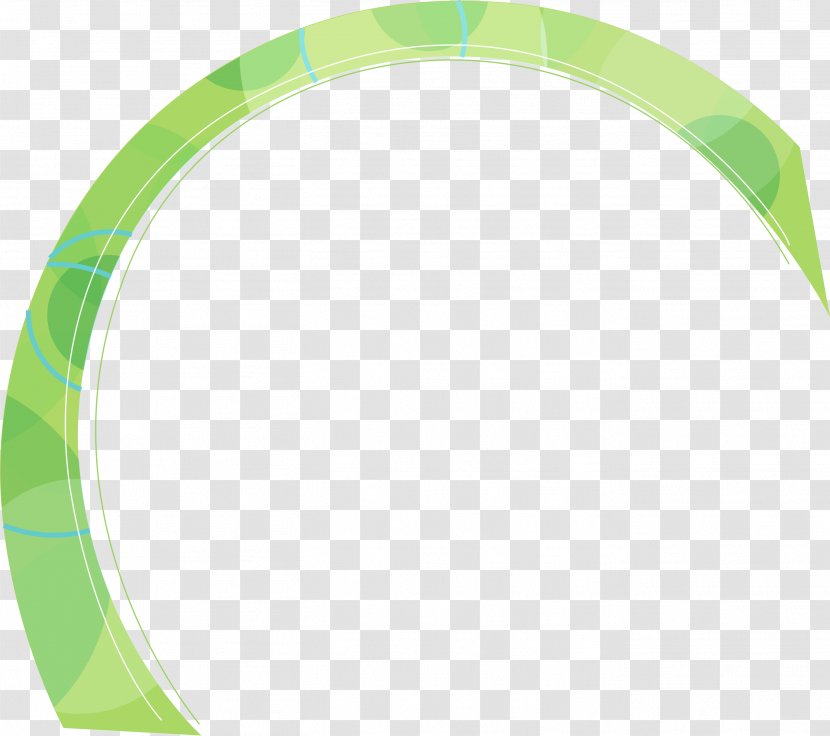 Green Circle Border - Symmetry - Material Transparent PNG