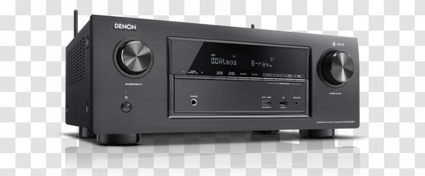 Denon AVR-X3400H 7.2 Channel AV Receiver Home Theater Systems Dolby Atmos - Professional Audiovisual Industry - Theatre Signs Transparent PNG