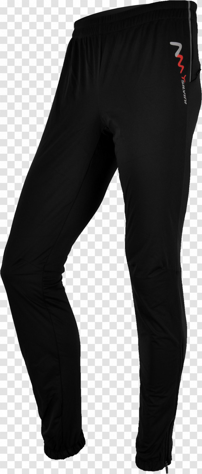 Waist Leggings Jeans Pants Black M - Trousers Transparent PNG