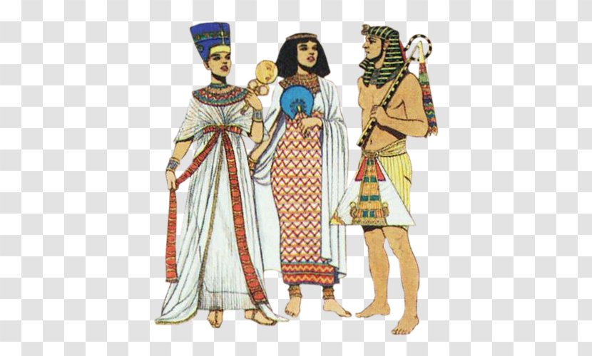 Ancient Egyptian Costumes Paper Dolls Clothing - Egypt Transparent PNG
