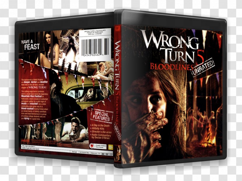Kaleen Blu-ray Disc Wrong Turn Film Series Hollywood Transparent PNG