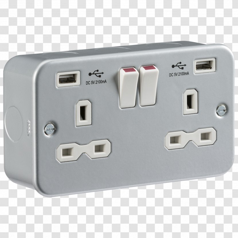 AC Power Plugs And Sockets Battery Charger Electrical Switches USB Network Socket - Electronic Device Transparent PNG