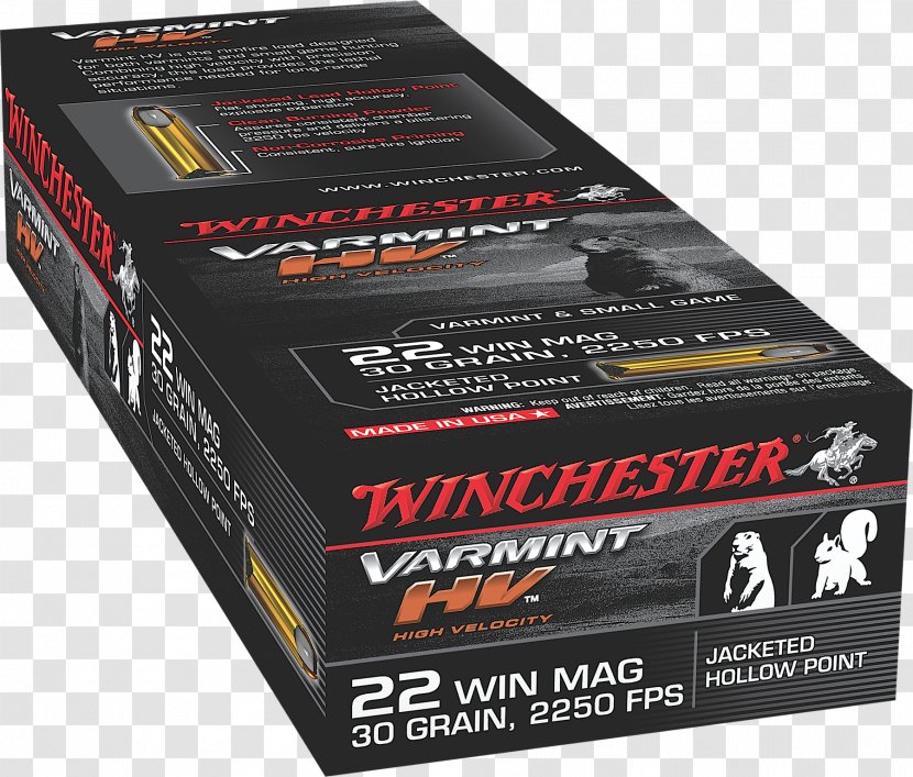 .22 Winchester Magnum Rimfire .17 HMR Repeating Arms Company Ammunition Transparent PNG