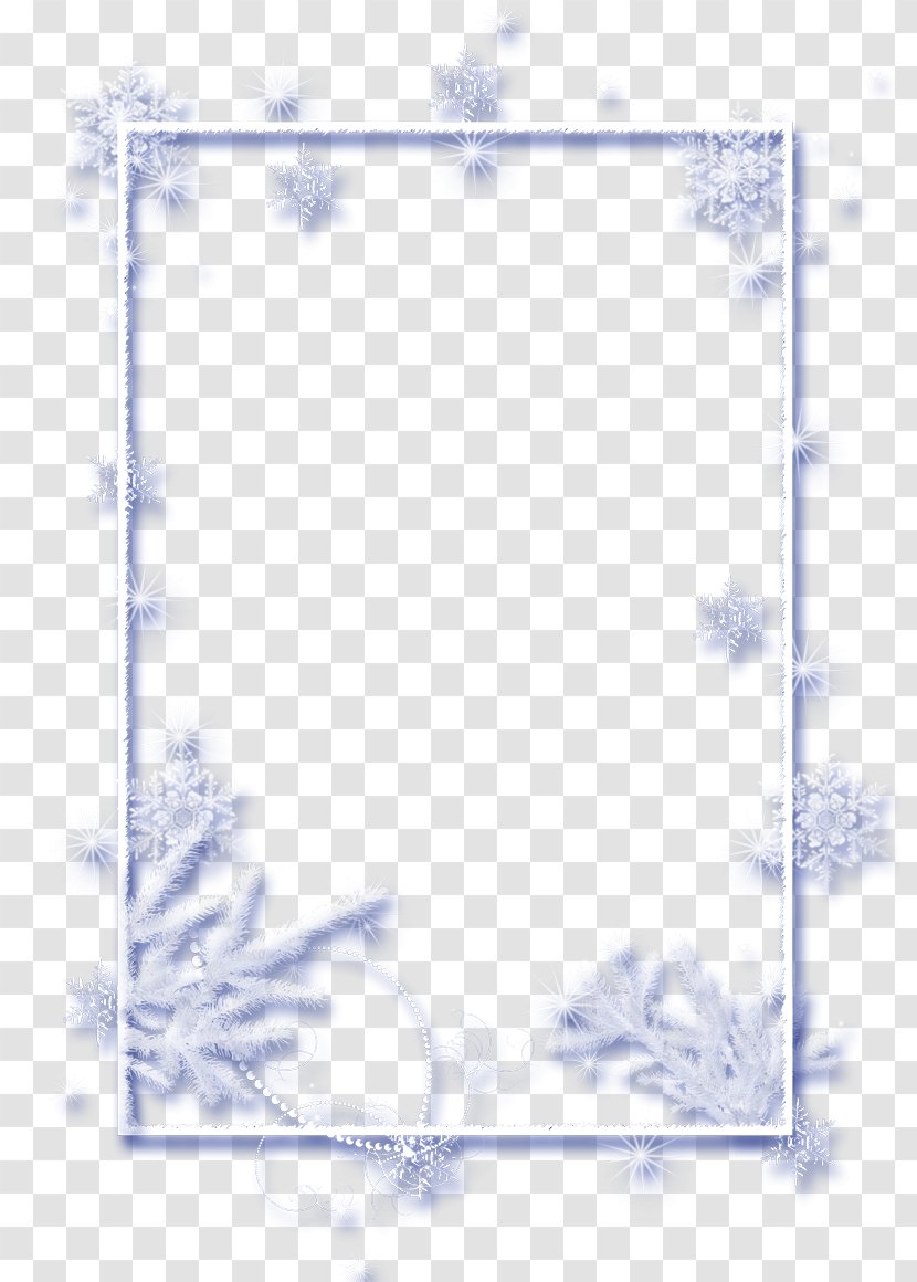 Picture Frames Clip Art - Winter - Snowflake Transparent PNG