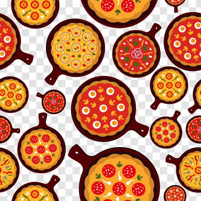 Pizza Fast Food Italian Cuisine Cartoon - Vegetable Transparent PNG