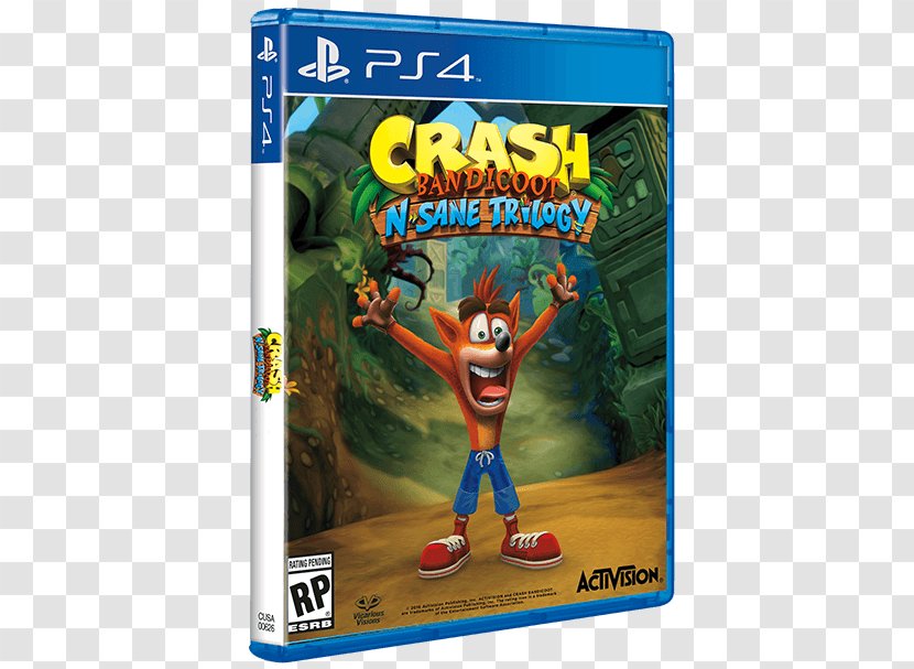 Crash Bandicoot N. Sane Trilogy PlayStation 4 Video Game - Vicarious Visions Transparent PNG