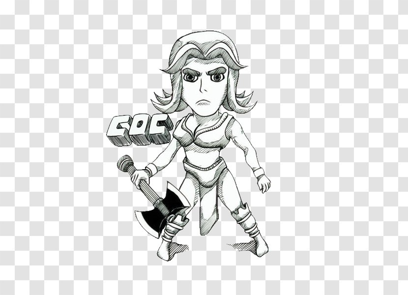 Axe Black And White - Take An Ax Female Fighters Transparent PNG