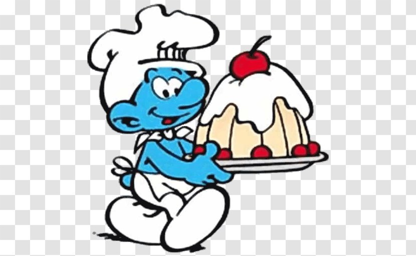 Greedy Smurf Chef Baker Papa Gargamel - Baby Transparent PNG