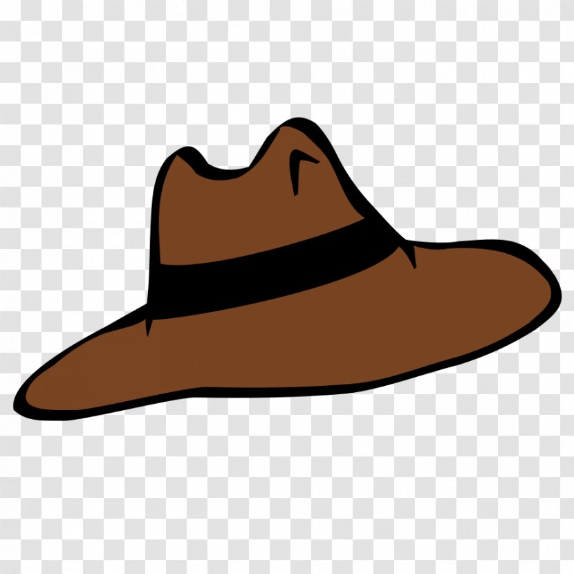 Cowboy Hat Beanie Top Clip Art - Fedora - Cartoon Cliparts Transparent PNG