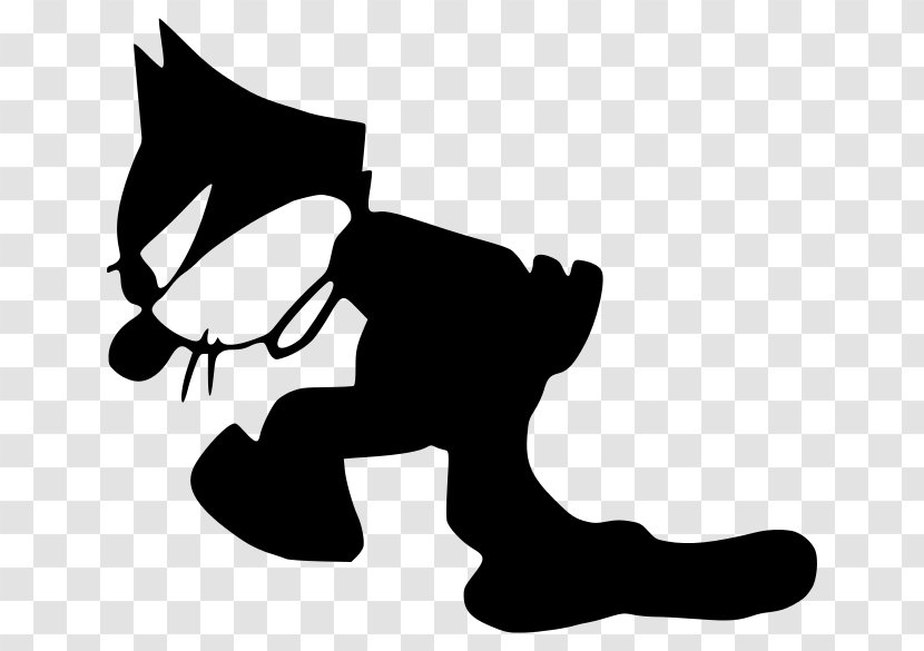 Felix The Cat Oswald Lucky Rabbit Japanese Bobtail Mickey Mouse Cartoon - Shoe Transparent PNG