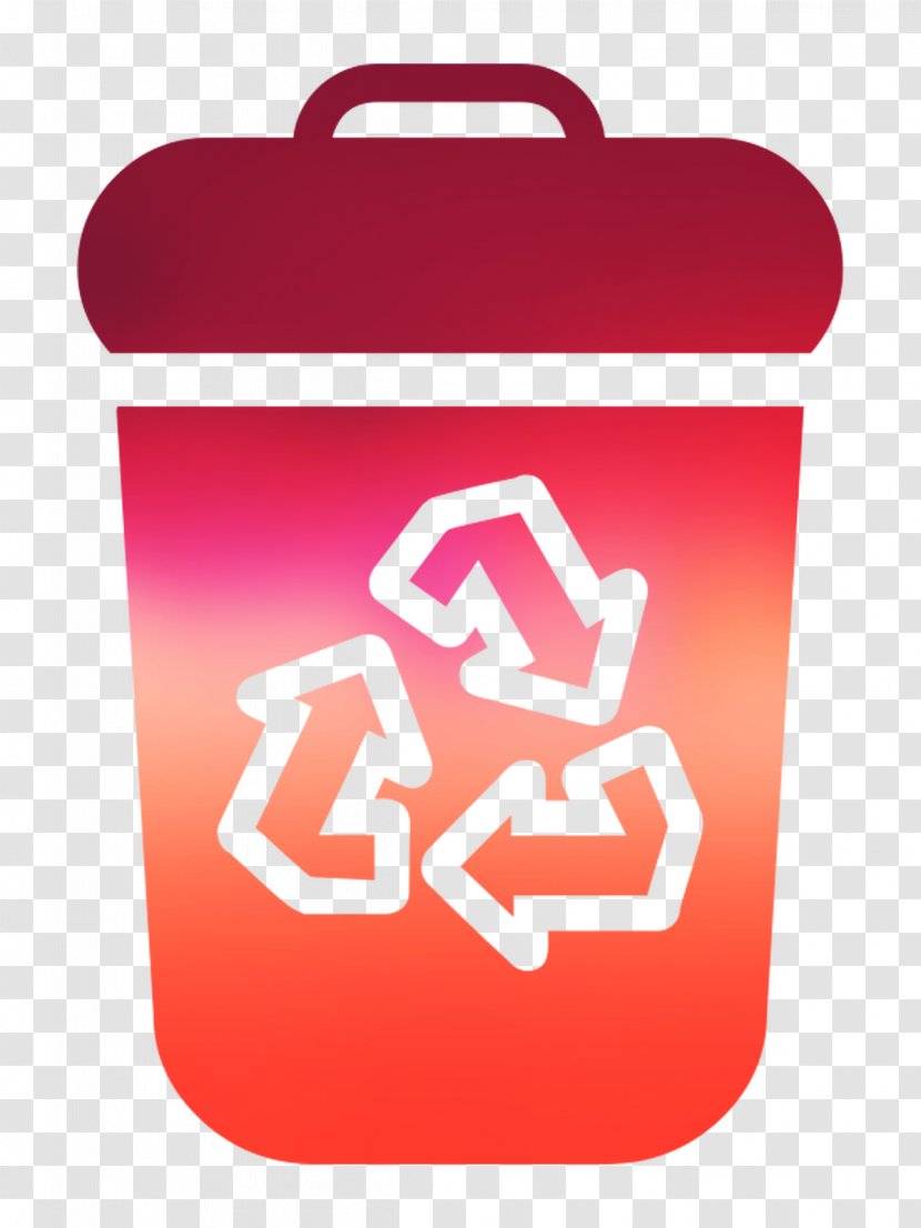 Paper Plastic Recycling Symbol Reuse - Red Transparent PNG