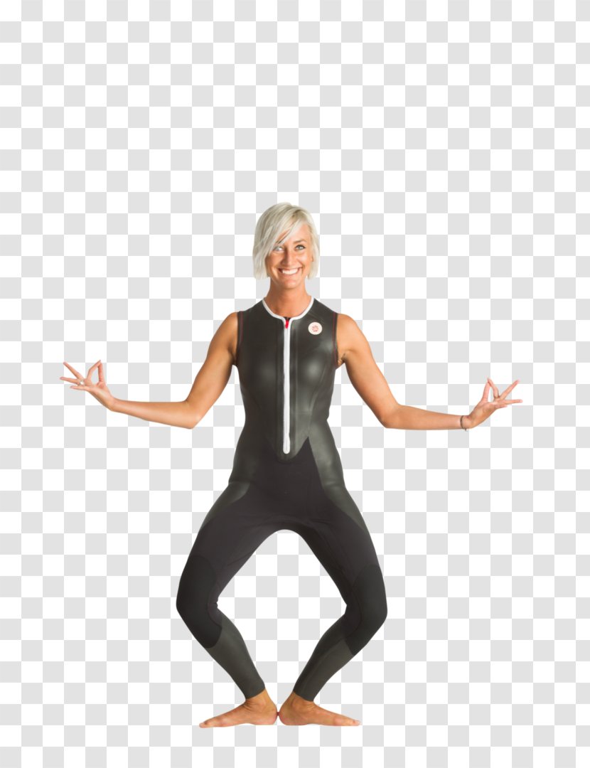 Wetsuit Leggings Surfing Sleeve Catsuit - Costume Transparent PNG