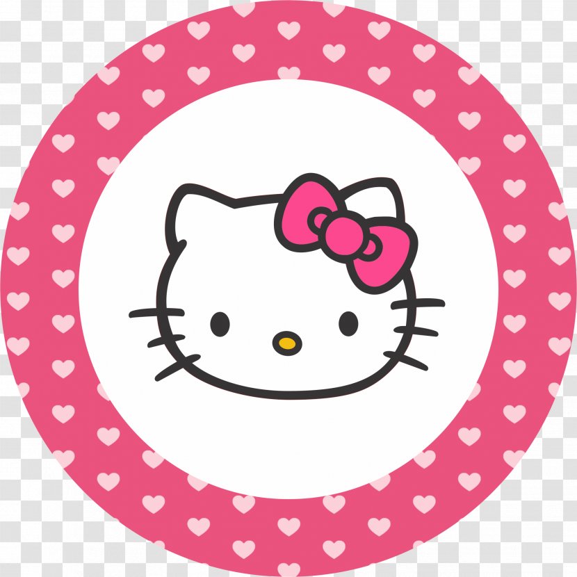 Hello Kitty Logo Merchandising - Smiley - Invitations Pattern Transparent PNG