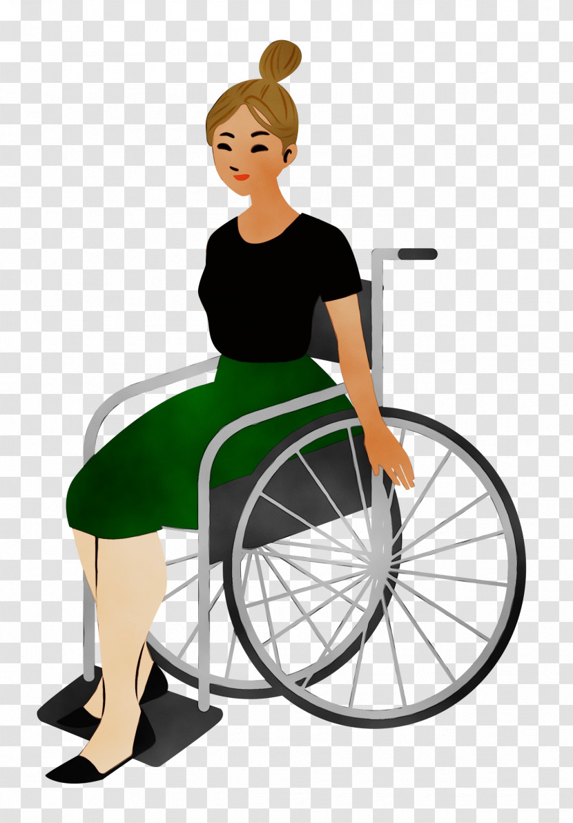 Chair Sitting Wheelchair Cartoon Transparent PNG