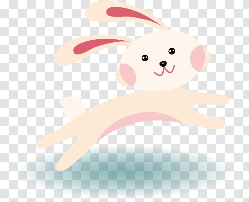 Easter Bunny Rabbit Dog Illustration - Frame Transparent PNG