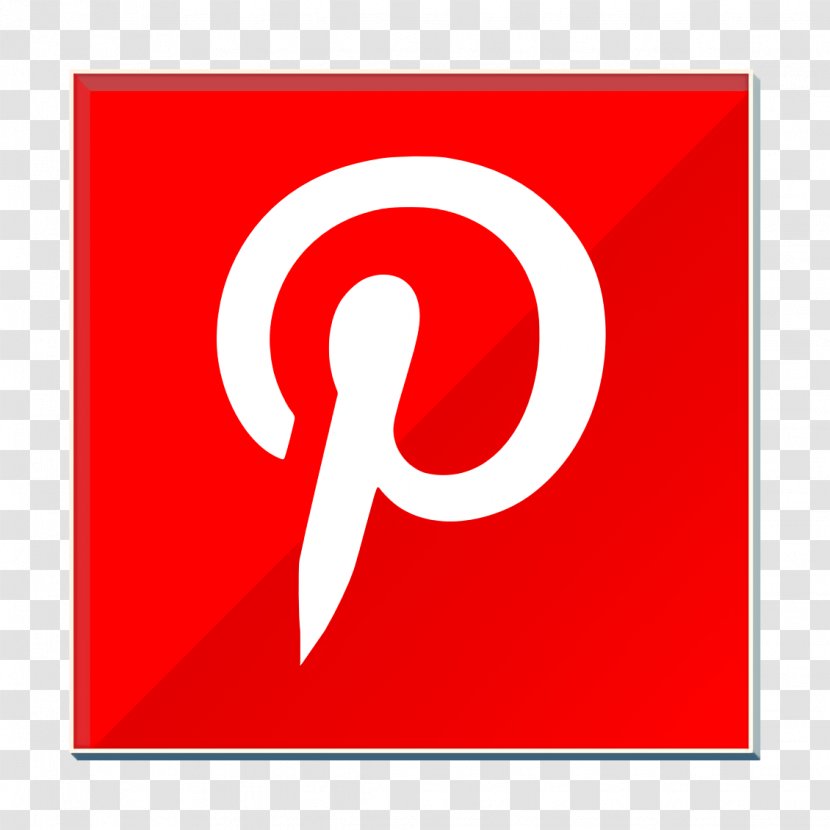 Social Media Icon - Pinterest - Rectangle Symbol Transparent PNG