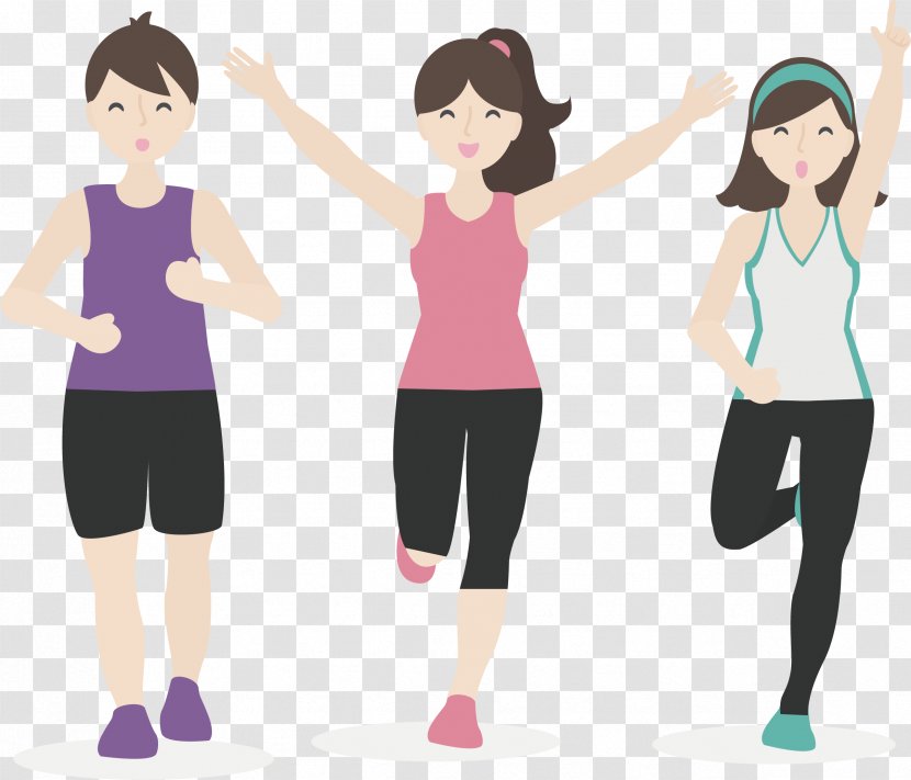 Running Image Exercise Vector Graphics - Leg - Woman With Clothes Transparent PNG