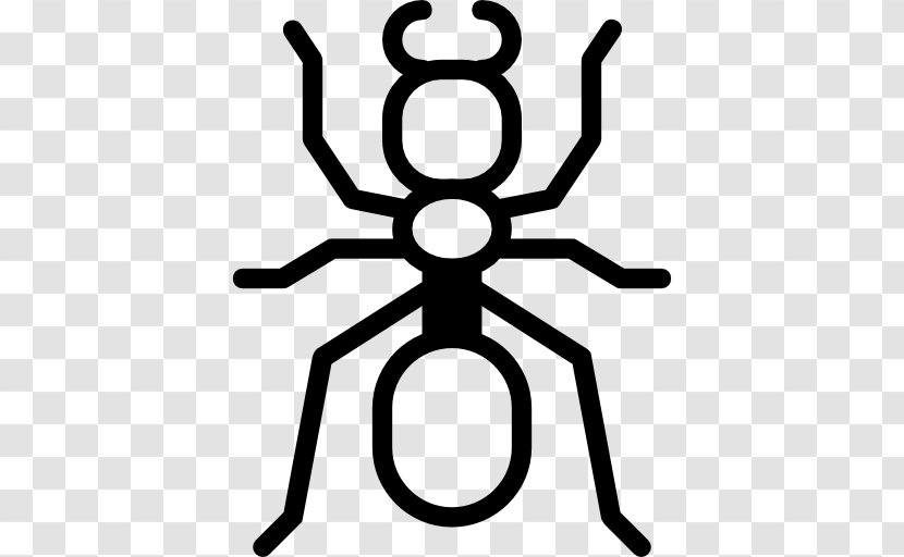 Ant Insect Rodent Bed Bug Pest Control - Black And White - Ants Vector Transparent PNG