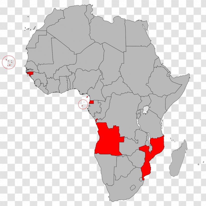 Portuguese Empire Portuguese-speaking African Countries Colonial War Portugal - Africa Transparent PNG