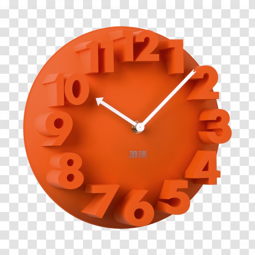 Clock - Orange Transparent PNG