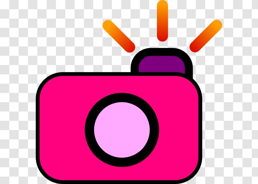 Camera Photography Free Content Clip Art - Video - Pink Cliparts Transparent PNG