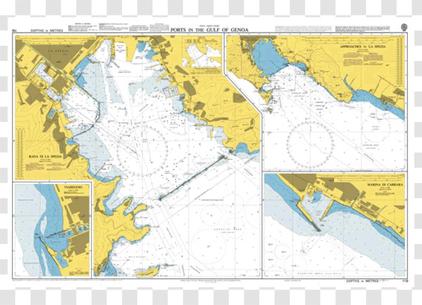 Nautical Chart Port Admiralty Gulf Of Genoa Tide - Atlas - Catalog Charts Transparent PNG
