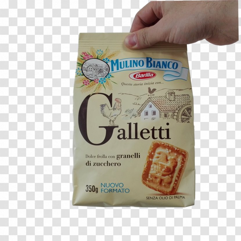 Mulino Bianco Galletti Cookies 12.3 Oz Bag Shortbread Biscuit Mill - Barilla Group - Santa Milk And Cookie Transparent PNG
