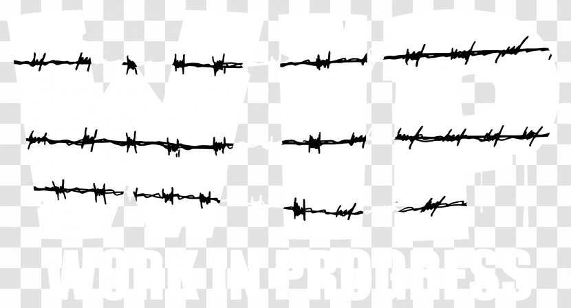 Barbed Wire Clip Art Fence Tape - Text Transparent PNG