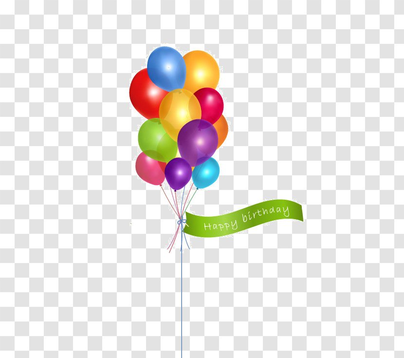 Birthday Toy Balloon Clip Art Party - Banner Transparent PNG